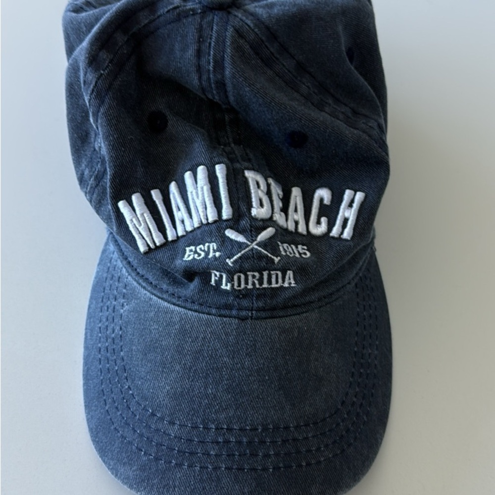 Navy Miami Beach Cap